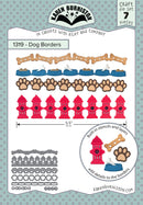 Karen Burniston Dog Borders die set packaging with dog-themed border elements.