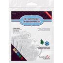 Scrapbook Adhesives by 3L 3D Foam Creative Embellishment Kit with foam sheets and metallic foil sheets for custom die-cut embellishments