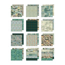 Tim Holtz Idea-ology – Palette Collection: Teal Paper Pad 8" x 8"