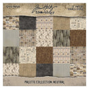 Tim Holtz – Idea-ology Double-Sided Cardstock 12"x12" – The Palette Collection: Neutral
