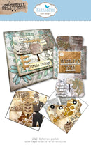 Elizabeth Craft Designs - Ephemera Hello You Die Metal Die Set packaging showing die designs and sizes