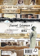 Elizabeth Craft Designs - Journal Ephemera 1 Patterned Cardstock Pack 5.8" x 8.3"