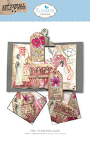 Elizabeth Craft Designs - Trifold Hello You Die Metal Die Set packaging showing die designs and sizes