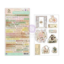 prima marketing the 3 girls tale â among the wildflowers chipboard stickers 59pc