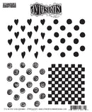 Dyan Reaveley’s Dylusions Cling Stamp Collections 8.5" x 7" – It’s In The Background