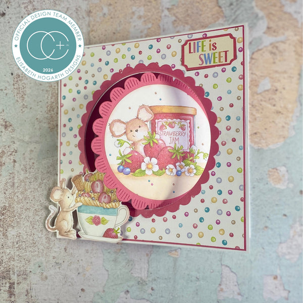 Craft Consortium – Strawberry Tea Clear Stamps "So Sweet"