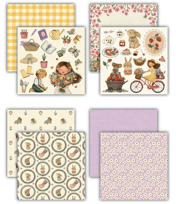 Craft Consortium – Olivia's Wildflower Adventure 8"x8" Premium Paper Pad