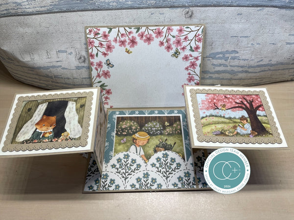 Craft Consortium – Olivia's Wildflower Adventure 8"x8" Premium Paper Pad