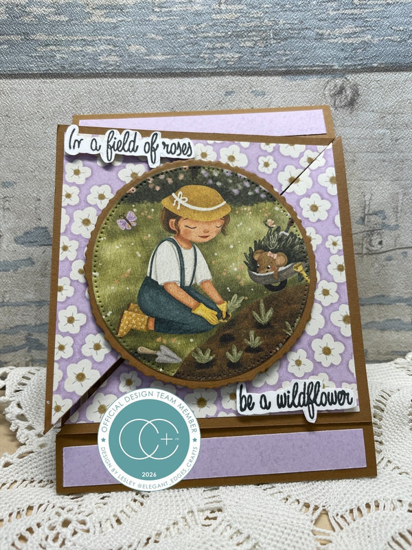 Craft Consortium – Olivia's Wildflower Adventure 8"x8" Premium Paper Pad