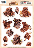 Find It Trading Berrie's Beauties Sweet Moments Choc Bliss 3D push-out sheet with chocolate bars and pralines
