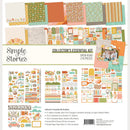 Simple Stories Open Road Collector’s Essential Kit 278 pieces including 12x12 designer cardstock, icons stickers, basics stickers, journal die cuts and Simple Pages pieces