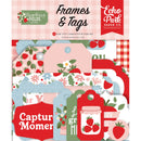 Strawberry Fields frames and tags ephemera with strawberry labels floral tags and journalling pieces