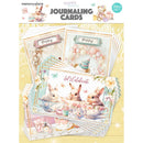 Memory Place Happy Birthday journaling cards featuring pastel bunnies in teacups, teddy bears, birthday cakes and floral shabby chic artwork