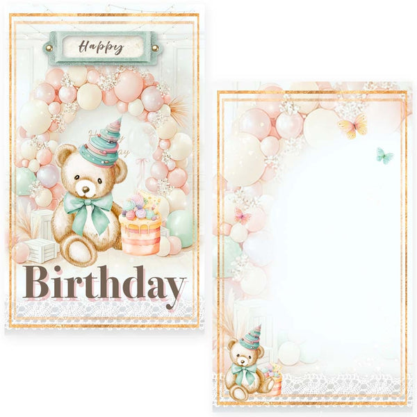 Memory Place - Happy Birthday Journaling Cards 20pc Set