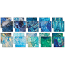 Craft Consortium – Ink Drops Ocean 2 12x12 Double-Sided Paper Pad