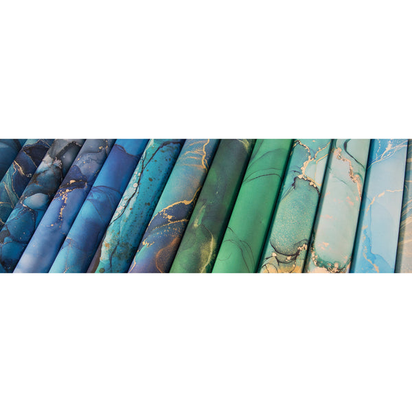 Craft Consortium – Ink Drops Ocean 2 12x12 Double-Sided Paper Pad