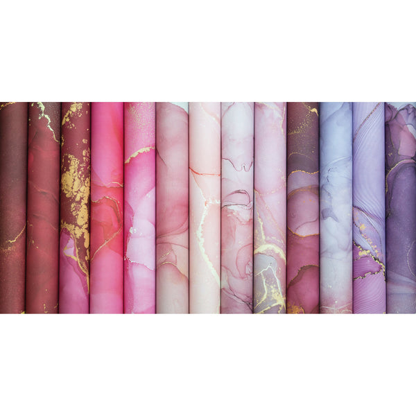 Craft Consortium – Ink Drops Rose 2 12x12 Double-Sided Paper Pad