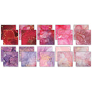 Craft Consortium – Ink Drops Rose 2 6x6 Double-Sided Paper Pad
