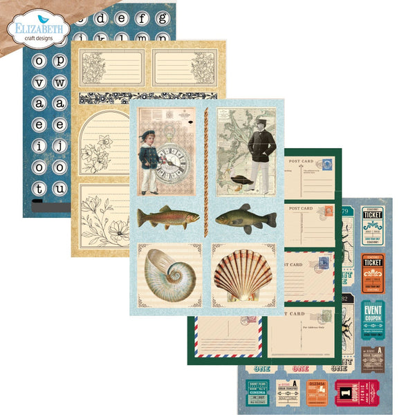 Elizabeth Craft Designs - Everyday Cardstock Pack 5.8x8.3 Paper Collection