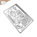 Elizabeth Craft Designs - Rounded Travel Page Metal Dies Everyday Memories