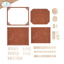 Elizabeth Craft Designs - Pocket Page Inserts 3 Metal Dies Everyday Memories