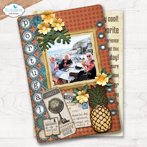 Elizabeth Craft Designs - Pocket Page Inserts 3 Metal Dies Everyday Memories