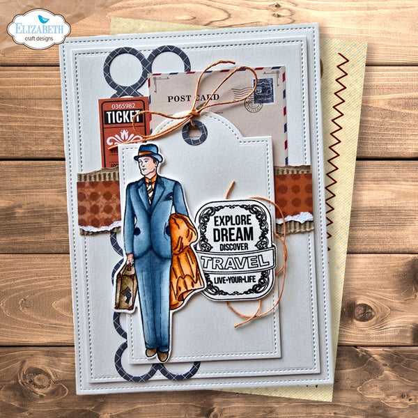Elizabeth Craft Designs - Let's Go! Stamp & Die Set Everyday Memories