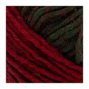 Lion Brand Scarfie Yarn - Deep Red/Dark Green 150g