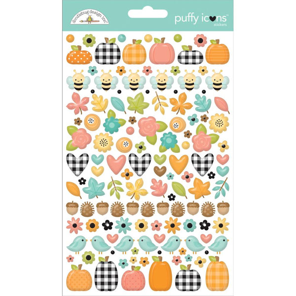 Doodlebug Puffy Stickers Icons, Farmhouse