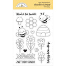 Doodlebug Clear Doodle Stamps Bee Happy