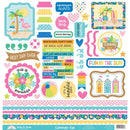 Doodlebug This & That Cardstock Stickers Summer Fun