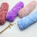 Poppy Crafts Velour Yarn 100g 3 Pack - Light Blue