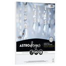 Neenah Astrodesigns 65lb Metallic Cardstock 8.5"X11" 50/Pkg Metallic White Gold*