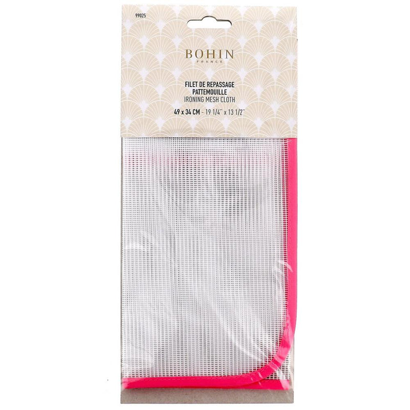 Bohin Mesh Pressing Cloth 19"X13.5" WHITE