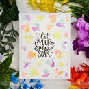 Picket Fence Studios Clear Stamps - Wreath Building: Butterfly Wings*