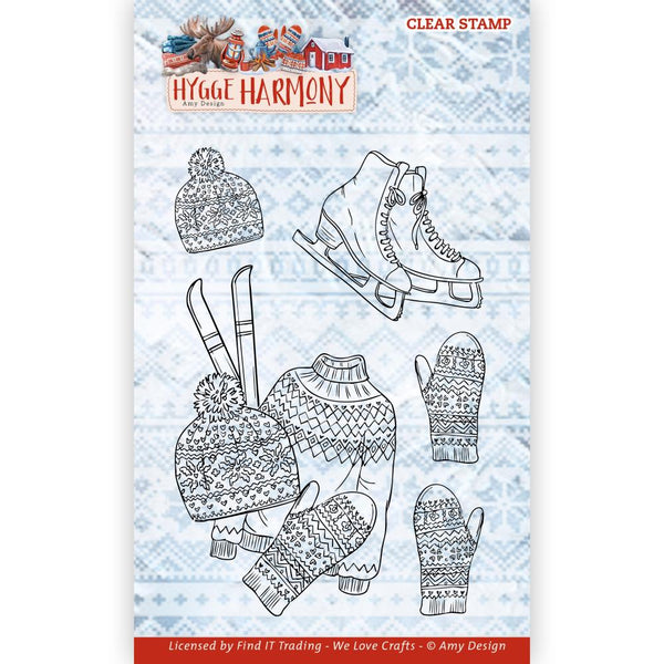 Find It Trading Amy Design Hygge Harmony Stamps Winter Sports