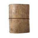 Elizabeth Craft Stonewashed Art Journal 4.9"X3.5" Brown Passport