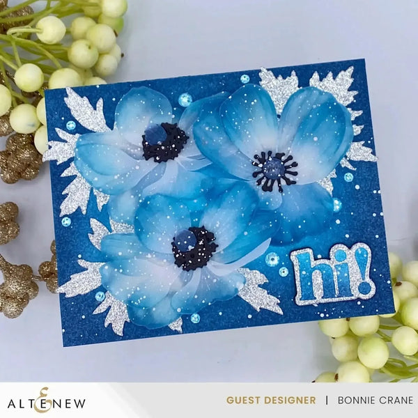 Altenew Craft-A-Flower: Anemone Blue Poppy Layering Die Set*