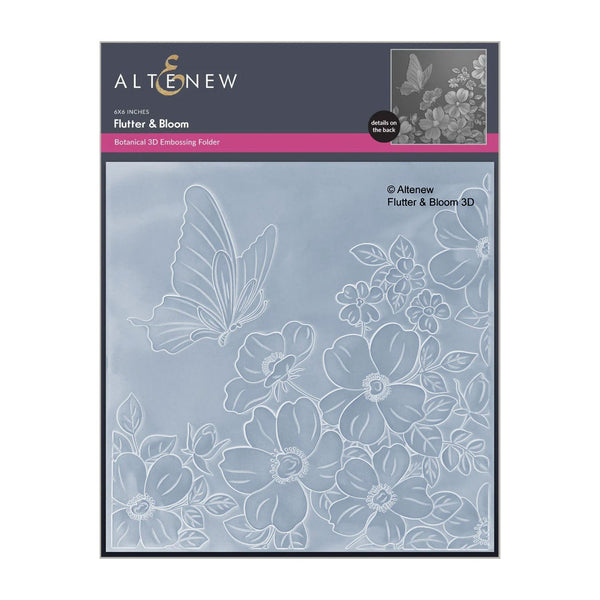 Altenew Flutter & Bloom Botanical 3D Embossing Folder