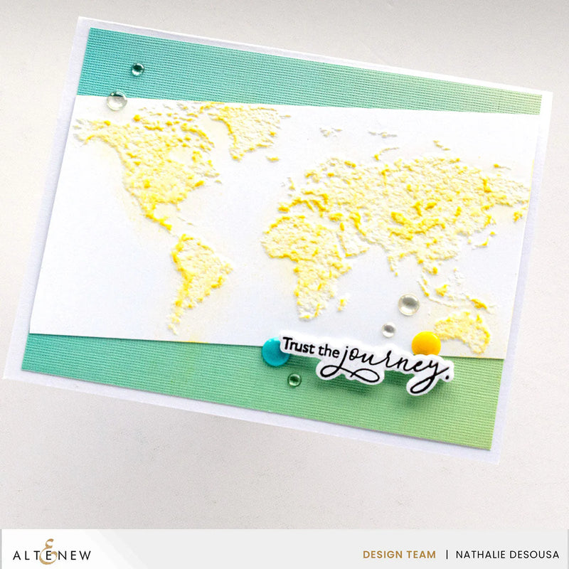 Altenew Traveler's Atlas 3D Embossing Folder