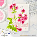 Altenew Stencil Art: Painted Geraniums Add-On Die Set*