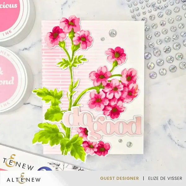 Altenew Stencil Art: Painted Geraniums Add-On Die Set*