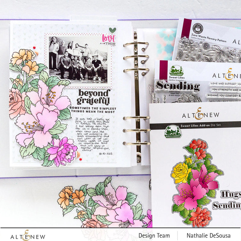 Altenew Build-A-Garden: Sweet Lilies Add-on Die Set*