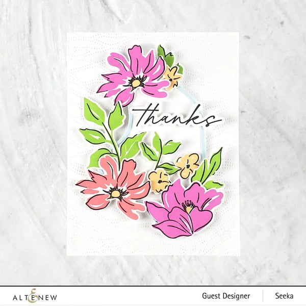 Altenew Sketched Florals Stamp Set*