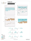 Altenew Caribbean Life Layering Stencil Set (4 in 1)
