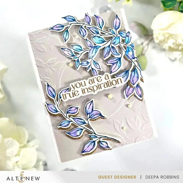Altenew Rustling Leaves Botanical 3D Embossing Folder
