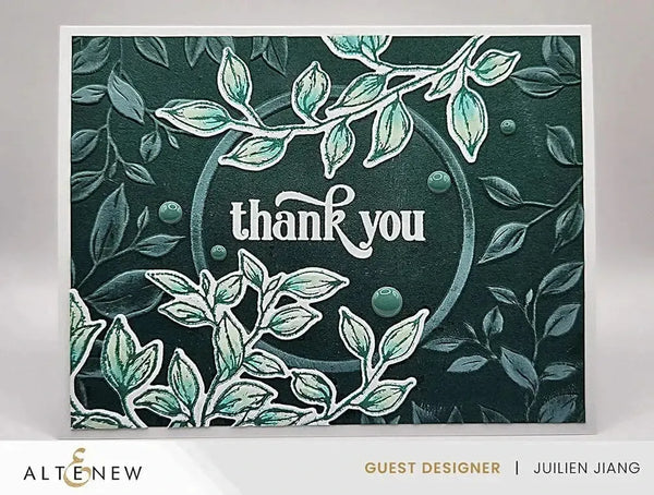Altenew Rustling Leaves Botanical 3D Embossing Folder