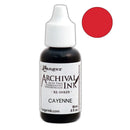Ranger Archival Pad Reinker .5oz - Cayenne*