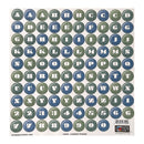 The Paper Loft 12"x 12" Cardstock Alphabet Stickers - Geometric Bubble Caps