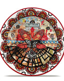 Decorative plate with a butterfly design and 'Scrap Expression' branding.
